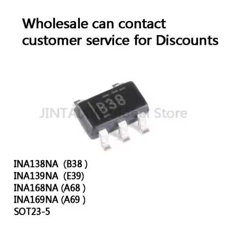 5Pcs INA138NA B38 INA139NA E39 INA168NA A68 INA169NA A69 SOT23-5 IC Chip In Stock Wholesale