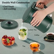 dezin electric kettle 1.7l double wall cool touch electric tea kettle