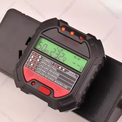 HT107E & HT107D & HT107B socket tester detects line plug phase electroscope