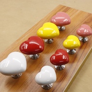 【 EC】Toilet Colorful Presser Creative Toilet Tank Button Fashionable Heart Button