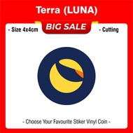 Stiker Terra Luna ( LUNA ) Crypto