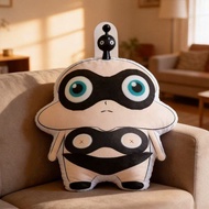Little Family Burns My Calories Egg Little Black Doll Pillow Plush Toy Cushion Sofa Backrest