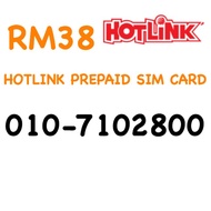 Hotlink Prepaid Sim Card 010-7102800