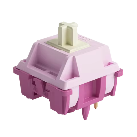 Akko V3 Creamy Purple Pro Switch 5-pin 30gf Tactile Switch Compatible with MX Mechanical Keyboard (4
