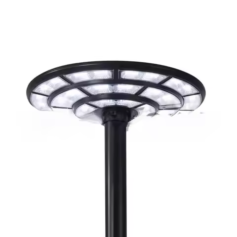 Solar Street Light Integrated Outdoor Park Garden Community Household Road Lighting Round UFO