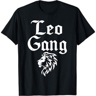New Limited Dark Retro Zodiac Sign Leo Astrology July August Birthday T-Shirt