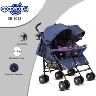 Twin Stroller // Trailer Stroller // Twin Stroller // Twin Stroller Sb 1013 Spacebaby