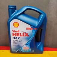 Shell Lubricant Oil (BUY 4 FREE 1) Helix HX7 10W-40 (4L) - Minyak Hitam Kereta