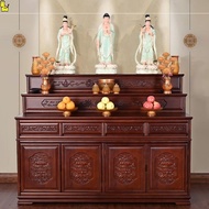 H-Y/ Three-Layer Altar Altar Household Bench Altar Home New Chinese Modern Ladder Steps Altar Incense Burner Table Middl