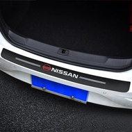 Car Door Sill Bumper For Nissan Sentra Serena vanette Carbon Fiber Sticker Car Door Sill Scuff Plate Accessories Pedal Protector Strips