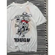 EDHARDY 100% Cotton Retro Printed T-Shirt Top Y2K Style Trendy Ready Stock