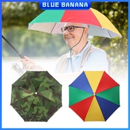 ​​69CM ​​Foldable Head Umbrella Hands-Free Sun Protection Umbrella Hat For Fishing Golf