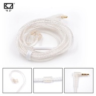 KZ ZSX/ZSN Pro/ZS10 Pro/AS16 Headphones Silver Plated Upgrade Cable 2 Pin 0.75MM High Purity Oxygen Free Copper Earphone Wire