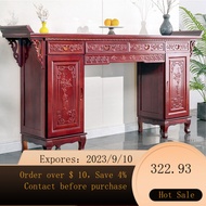 NEW Solid Wood Altar Buddha Shrine Household Cover Cabinet Chinese Style Altar Altar Chinese Style Tribute Table God o