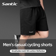 Santic Men Cycling Short 4D Padded Gel MTB Road Shorts Bicycle Short Breathable Bike Short Cycling Shorts Clothing