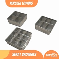 Brownies Divider Cake Pan Size 10x10x4 Contents 9 Boxes Thick Material