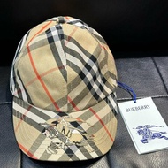 💎Han's house精品服飾💎 BURBERRY 格紋 刺繡 戰馬 騎士 帽子 義大利製 現貨 原價13500