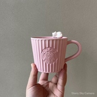 Starbucks Cup Valentine's Day Star Loves and Cats Ceramic Mug