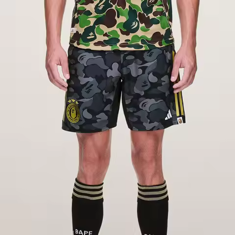 Adidas Authentic BAPE FB SHORTS Men's Women's Sports Breathable Shorts KB2204
