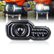 ​LED Headlight for BMW F650GS/F700GS/F800GS F800ADV F800R High/Low beam with DRL Assembly Kit Replac