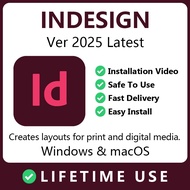 Adobe InDesign 2025 Windows/MacOS Fast Response Lifetime Installer