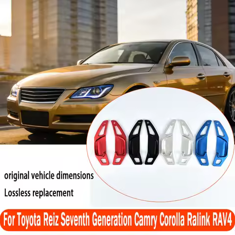 For Toyota Reiz Seventh Generation Camry Corolla Ralink RAV4 Paddle Shift Steering Wheel Interior Mo