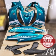 Coverset LC135 V2 V3 V4 V5 Exciter GP2020 Cyan Yamaha LCV2 LCV3 LCV4 LCV5 Cover set Exciter GP 2020 