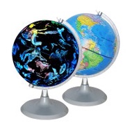 夜光星座地球儀英文版 20cm款式