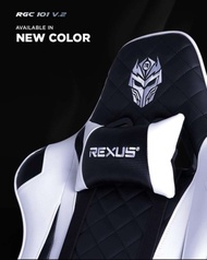 Rexus Gaming Chair / Kursi Gaming Rgc 101 V2 White / Putih