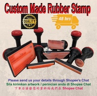 Custom Made Rubber Stamp Chop Cop Getah ( Name Chop Company Chop Address Chop Bank Chop Own Design