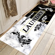 Laundry Room Runner Rug Kitchen and Bathroom Runner Carpet Non-slip Water Absorbent