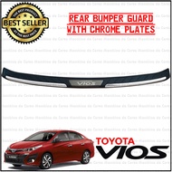 Toyota Vios 2019 2020 2021 Rear Bumper Stepsill Guard (Chrome Plated)