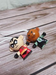 [私藏品]兩個合售價 Kinder 健達出奇蛋 DC英雄公仔吊飾系列 超人+綠光戰警