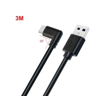 ❃♘❈ 3M/4M/5M Link Cable สำหรับ Oculus Quest 2 VR Headset Type C ถึง Type C/ USB 3.1to Type-C Data Tr