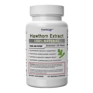 Superior Labs — Best Hawthorn Vitamin Supplement NonGMO, Non Synthetic — 300 mg Dosage, 120 Vegetabl