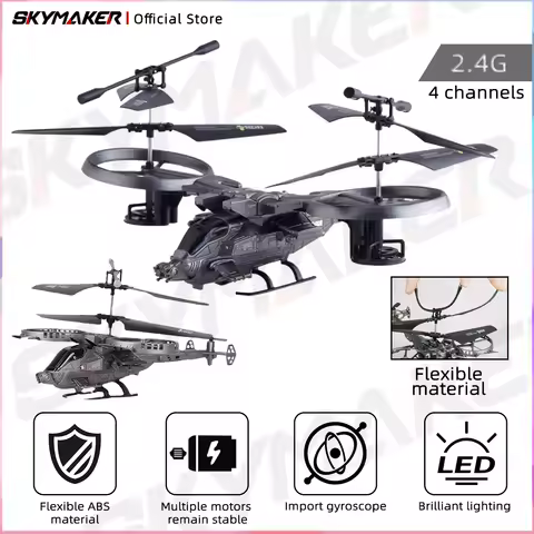 RC Helicopter YD713 YD711S ATTOP 2.4G Fixed Height Precision Gyroscope Drop Resistance RC Helicopter