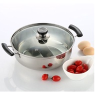 Steamboat Pot ,High Quality 304 Stainless Steel 2 Flavors Steamboat Pot