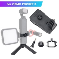 Adapter Bracket Extension Frame For DJI Osmo Pocket 3 Fixed Holder Backpack Clip Mini Tripod Handheld Gimbal Camera Accessories