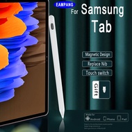 EAmpang ดินสอปากกา Stylus สำหรับ Samsung Galaxy Tab A 10.1 2019 A7 10.4 A8 10.5 S5e S6 Lite S7 S8 11 S7 + S8 + Plus FE 12.4ปากกาสัมผัส WHITE One