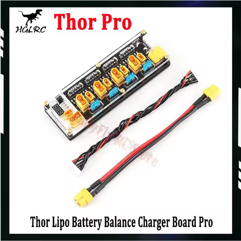 HGLRC Thor PRO LIPO Battery Balance Charger Board 40A XT60 XT30 2-6S LIPO Discharger For IMAX B6 ISD