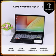 ASUS Vivobook Flip 14 Touchscreen Ryzen 5 5500 12GB DDR4 RAM 512GB NVMe SSD Refurbished Laptop Notebook