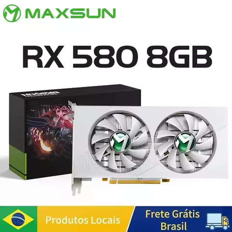 MAXSUN AMD Radeon RX580 8G Graphics Card GDDR5 Video Card HDMI DP DVI PCIE3.0x16 Gaming GPU RX 580 C