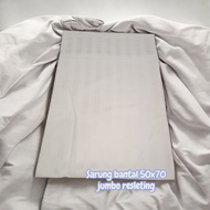 Jumbo 50x70 zippered Tencel pillowcase Sarung bantal