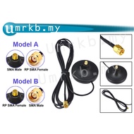 Router Antenna Mount Magnetic Base with Extension Cable SMA 3G 4G 5G / 2.4g 5G 5.8G WIFI Extension C