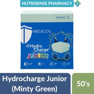 MEDICOS HydroCharge™ 4-ply Surgical Face Mask Junior (Minty Green) - 50's