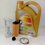 MINI COOPER CLUBMAN F45 F46 F54 F55 F56 F60 BMW i8 X2 X1 OIL FILTER 11428570590+ KOYOMA 0W20 FULLY S