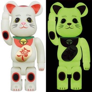 全新Be@rbrick (送展示盒 ❗️)400% 招財 夜光 福入Bearbrick