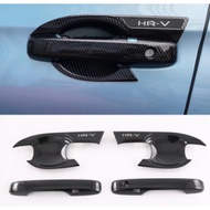 RHD For Honda Vezel HR-V HRV 2021 2022 2023 Car Front Door Handle Cover Rear Door Bowl Frame Trim Protection Accessories Styling