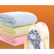 Towel 60x30 Dog Cat Towel Soft Cat Grooming Towel Feather Dryer