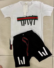 baby boy clothes kids cool cartoon pattern handsome suit clothing cotton clothes Breathable set cool